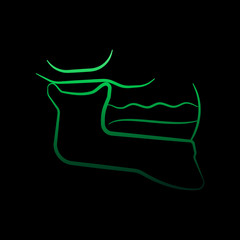 Fototapeta premium Skeleton, bone, skull nolan icon. Simple thin line, outline vector of dentist icons for ui and ux, website or mobile application