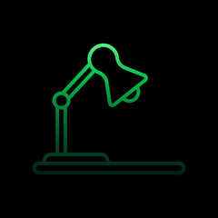 table lamp nolan icon. Simple thin line, outline vector of Education icons for ui and ux, website or mobile application