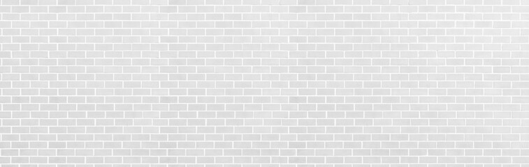 panorama  Structural white clean  Brick Wall. Panoramic Solid Surface. stone background.   brick wall  texture background wide and high resolution phot