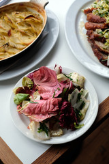 Delicious and healthy lettuce salad