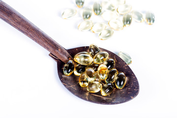 Garlic gel capsules extract