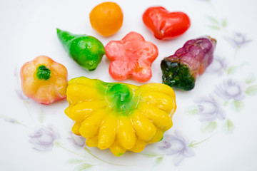 sweet thai dessert fruit