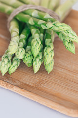 Asparagus, asparagus bunch, vertical