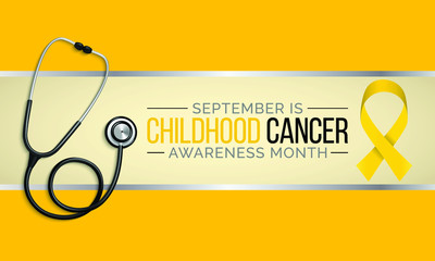 Vector illustration on the theme of Childhood Cancer awareness month observed each year during September.