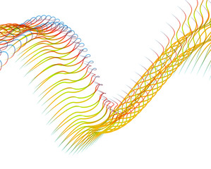 Abstract background blend wave line design for Wallpaper, Banner, Background, Card, Book Illustration, landing page