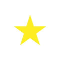 Obraz premium Star icon in trendy flat design