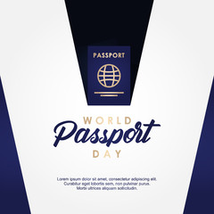World Passport Day Vector Design Illustration For Celebrate Moment
