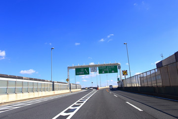 Kosuge junction on the metropolitan expressway