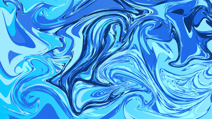 Vector illustration. Marble. Abstract minimalist  background. Light blue color. Ceramic design. Desktop wallpaper. Soft wavy concept. Modern ornament. Paint splash. Fashion textile style. Abstraction