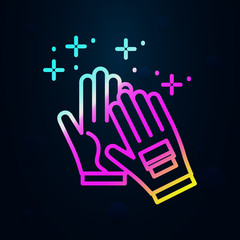 Diving gloves nolan icon. Simple thin line, outline vector of diving icons for ui and ux, website or mobile application