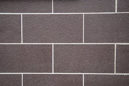 brown cinder block wall, texture and background