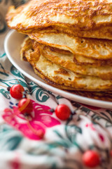 stack of pancakes