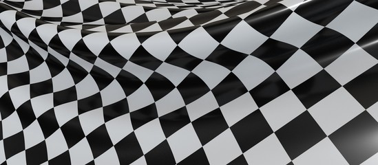 Obraz premium black and white Finish flag digital wallpaper illustration