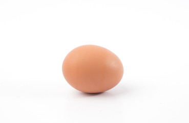 chicken egg isolated on white background