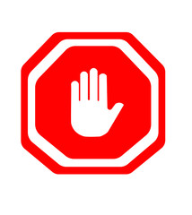 hands are prohibited from stopping.eps
