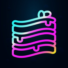 Lasagne, italy nolan icon. Simple thin line, outline vector of italy icons for ui and ux, website or mobile application