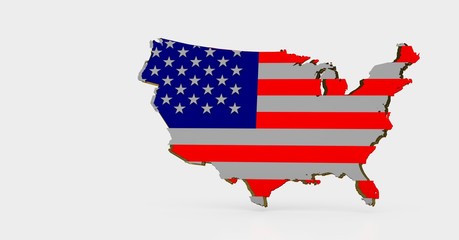 United States of America flag illustration