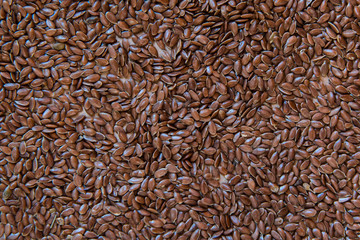 Background of flax seeds. Vegan food