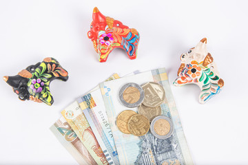Peruvian money. Dinero peruano