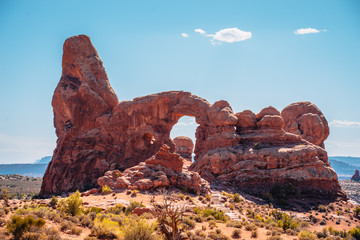 red rocks in the desert