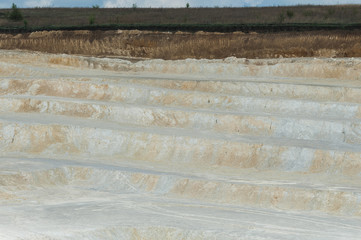 many tier quarry of kaolin clay