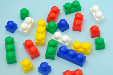 Details of the children's designer. Children's designer for the development of motor skills and imagination.