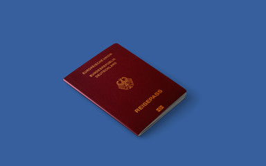 passport of  German,German European Union biometric passport, 