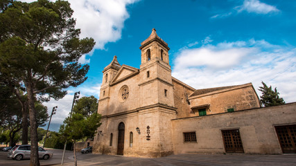 Fototapeta na wymiar Iglesia de Sant Marçal en Marratxí Mallorca 