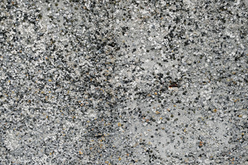 Concrete surface with various small inclusions.