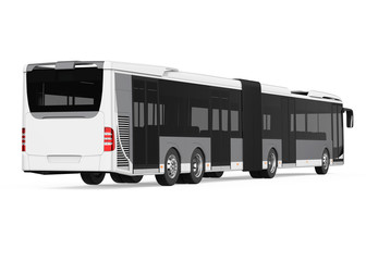 Articulated City Bus Isolated