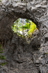 Rakov skocjan, small natural arch, slovenia