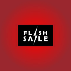 Flash sale Logo, Discount Sale Promo Sticker Label