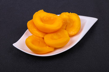 Sweet marinated peach