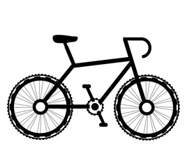Bike icon. Bicycle. Sign for bicycles Isolated on white background. Cycling concept. Trendy flat style for graphic design, logo, web site, social media, UI, mobile app