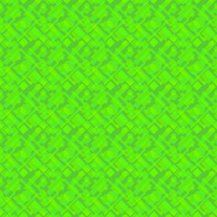 Stylish design with interlaced circles and green rectangles of stripes.