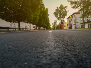 empty street during the quarantine in Italy