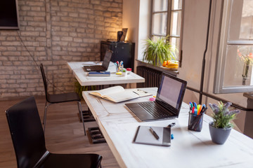 Modern co-working space interior