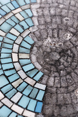 Naklejka premium Abstract mosaic tile background