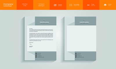 Corporate letterhead template