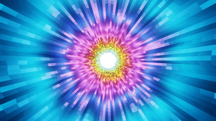 Abstract colorful 3d illustration, 3d rendering colorful texture waves for background.