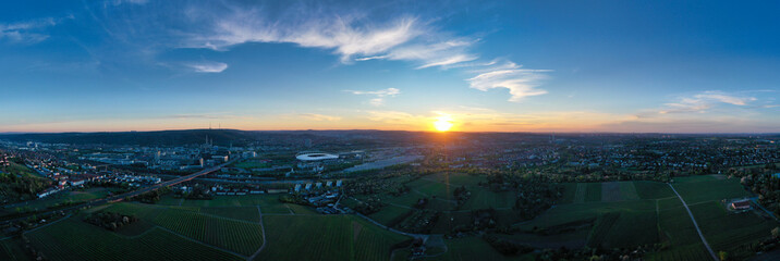 Sonnenuntergang in Stuttgart © Martin