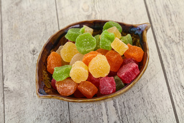 Sweet candied fruit