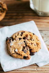 Cookies aux pépites de chocolat et noisettes