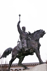 Fototapeta premium Monument to Hetman Petr Konashevich-Sagaidachny