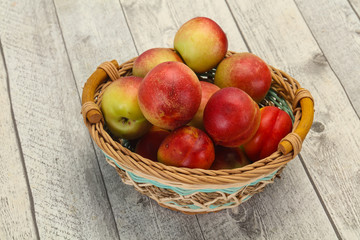 Sweet tasty fresh ripe apricots