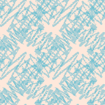 Abstract seamless vector pattern in light blue and pink. Surface print design for backgrounds, textures, fabrics, stationery and packaging.