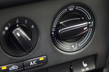 Fototapeta premium Climate control in modern car