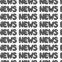Vector pattern "News" with abstract words