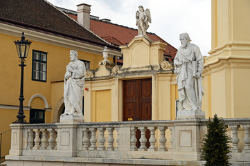 Obraz premium Pfarrkirche Church in Laxenburg detail Austria