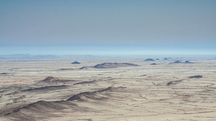 Panoramic view of peak of Spitzkoppe, Namibia, South Africa. 